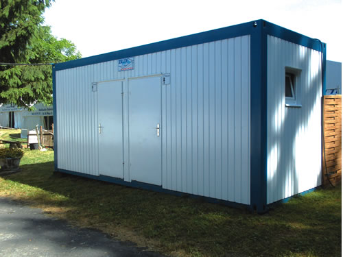 Toilettencontainer Standard gebraucht (6 m, 4 Damen, 1 Herren plus Urinale) mieten