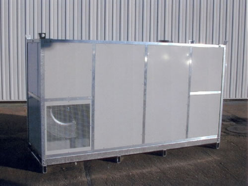 Heizcontainer/Heizöl Heizleistung 250 kw (mit Schläuchen/Montage) mieten