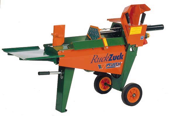Holzspalter mieten – 6 t Spaltkraft, horizontale Holzauflage für Kaminholz – 2