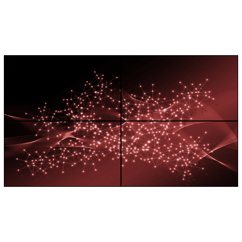 2 x 2 LED-Bildwand FHD mieten bei computermiete.de GmbH & Co. KG