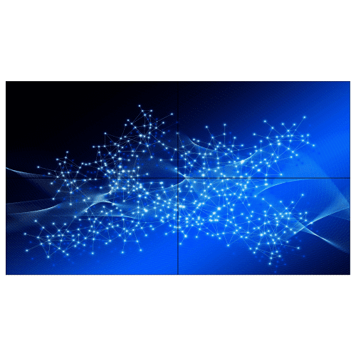 2 x 2 LED-Bildwand 4K UHD steglos mieten bei computermiete.de GmbH & Co. KG
