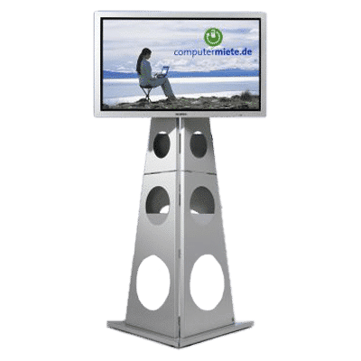 Bodenständer für 32 bis 50 Zoll Displays (Version 1) mieten bei computermiete.de GmbH & Co. KG