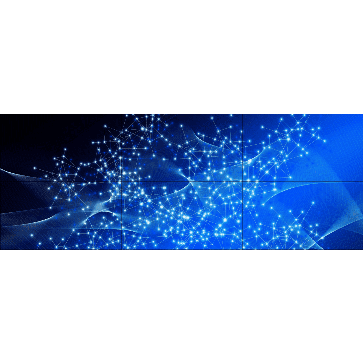 3 x 2 LED-Bildwand steglos mieten bei computermiete.de GmbH & Co. KG