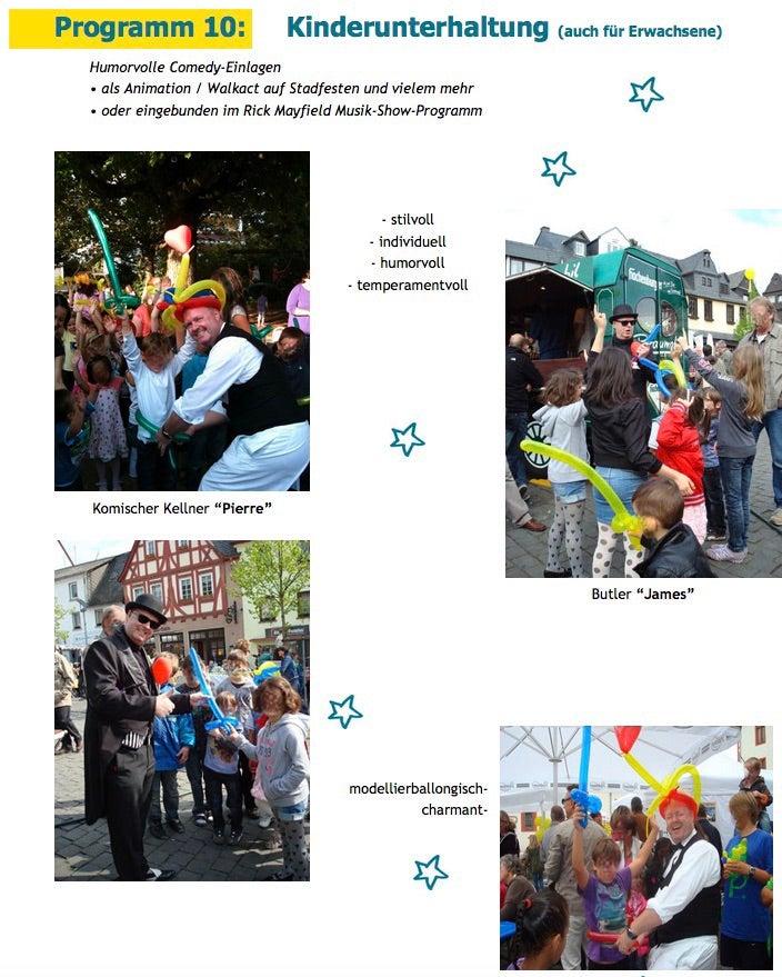 ❤️ Luftballonkünstler ❤️ Ballonshow - Ballonmodellierer für Kinder & Erwachsene z.B. ... für Messe, Promotion, Stadfest, Geburtstag, Kindergeburtstag, Hochzeit - Ballonmodellierer mit Luftballonfigure – 2