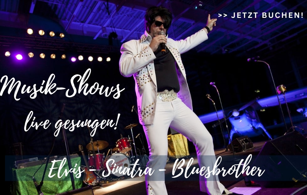 First Class Alleinunterhalter: Live-Musik, Musikshows z.B. Elvis, Schlager, Sinatra u.v.m, Comedyshows für Event, Gala, Messe, Promotion, Stadfest, Geburtstag, Hochzeit - ! Opt: Musikshow und/oder Wa – 4