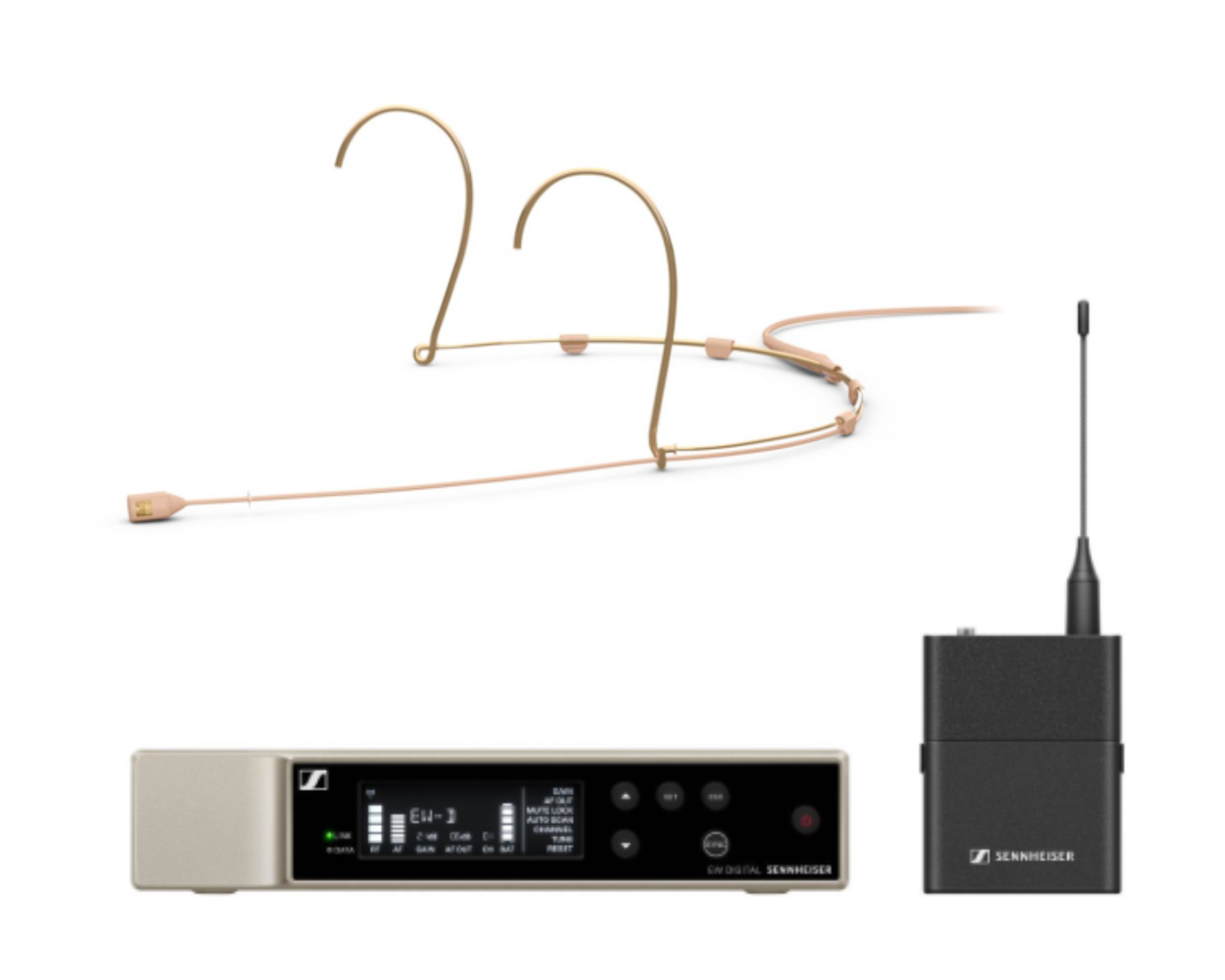 Sennheiser EW-D Funk-Headset (DPA) - Gesang, Ansprachen, Konferenzen