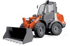 Radlader 4,7 To. mit Greiferschaufel 0,85 cbm mieten bei Fritz Kruse Baumaschinen GmbH