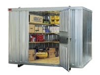 Material Container, 2985 x 2350 x 2296 mm, ohne Fenster mit Fußboden mieten