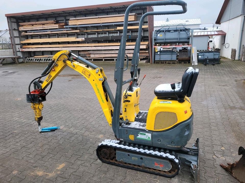 Minibagger 1,0t inkl Hydraulikhammer mieten in Freystadt – 2