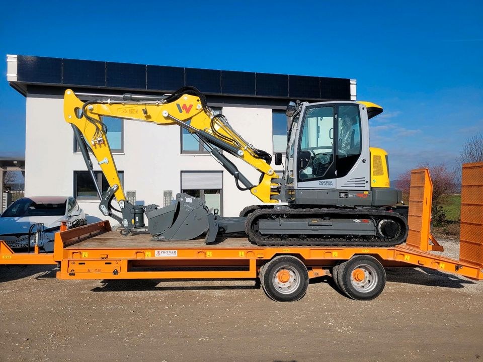 Minibagger 9,0t mieten in Freystadt – für Garten, Einfahrt & Fundament – 3