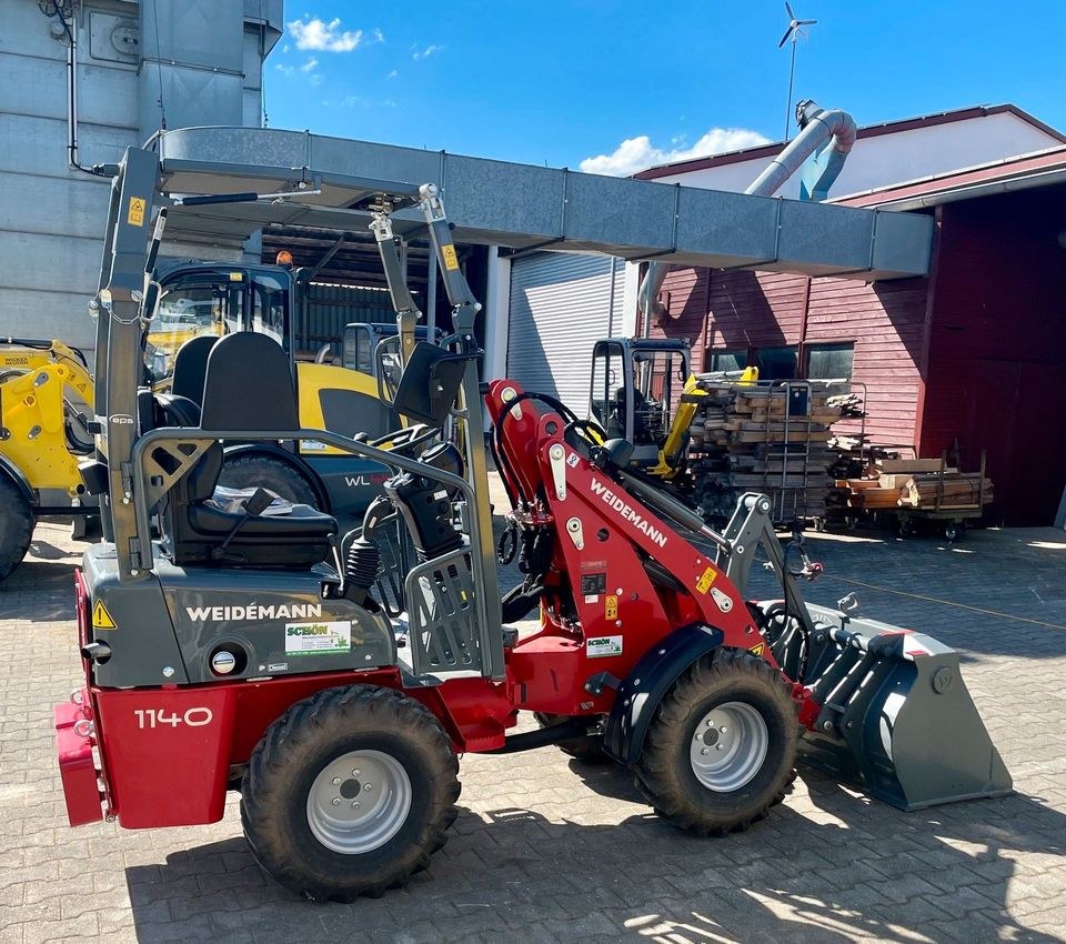 Radlader 1,5t Weidemann 1140 mieten bei Baumaschinenverleih Schön – 3