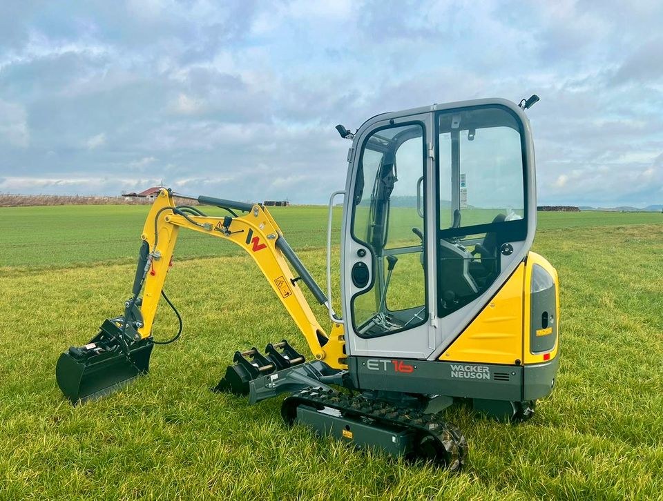 Minibagger 1,6 t Wacker Neuson ET16 Baumaschine mieten in Freystadt