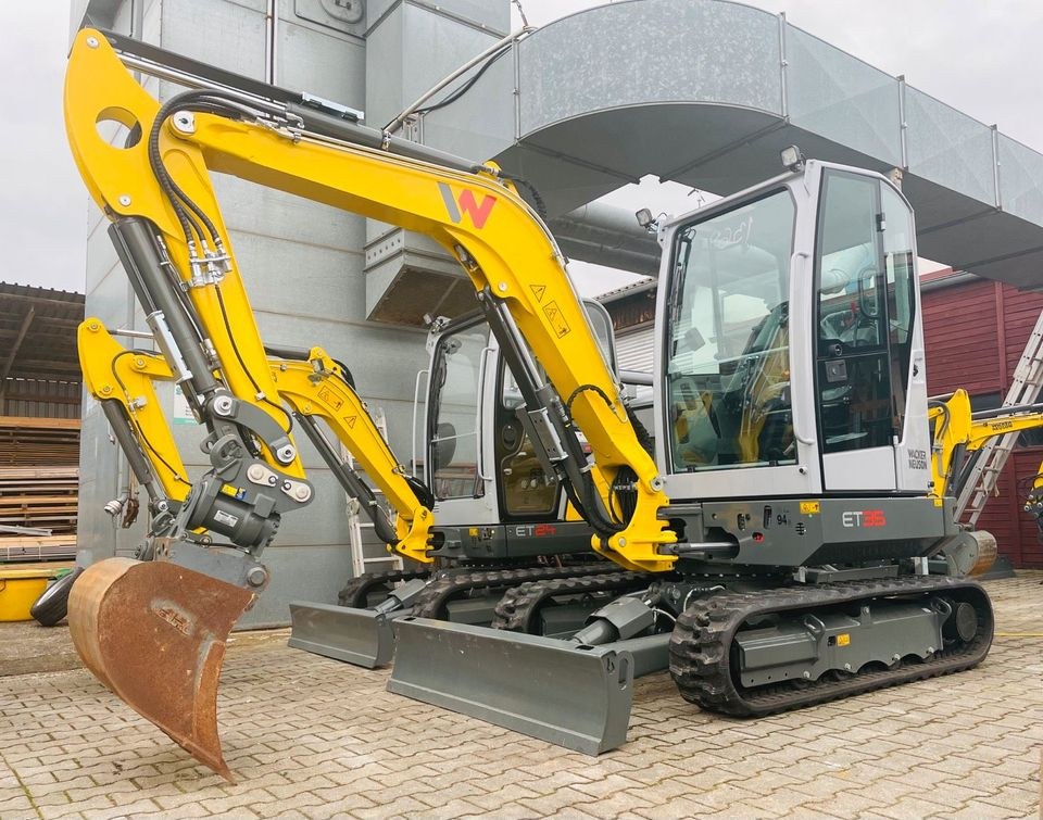 Minibagger 3,5t Wacker Neuson ET35 Baumaschine mieten in Freystadt