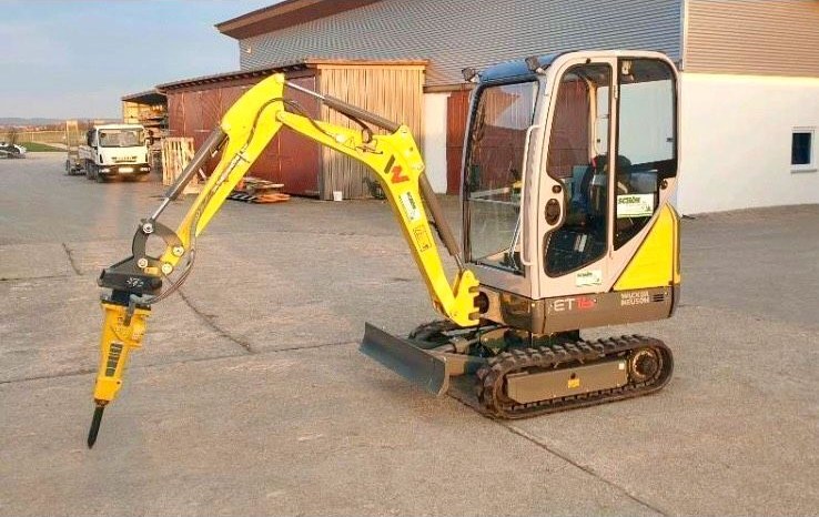 1,6t Minibagger ET16 inkl Hydraulikhammer mieten in Freystadt