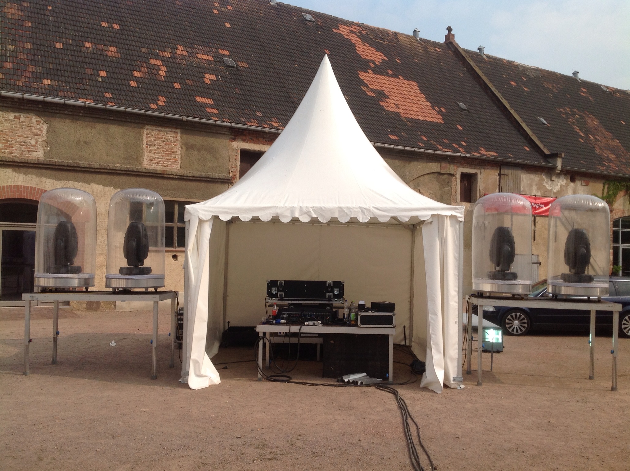 Pagodenzelt 4m x 4m mieten bei LTT Eventtechnik, Inhaber Sven Zarske