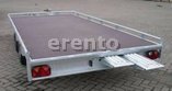 Autoanhänger, Universalanhänger, Plattformanhänger mit Seilwinde, zGG. 2.700 KG