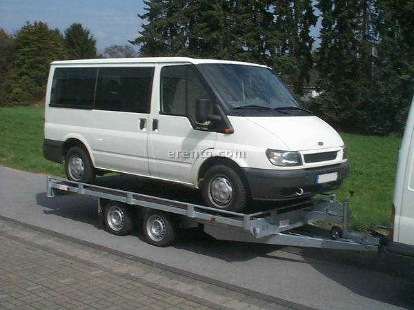 Autoanhänger, Universalanhänger, Plattformanhänger mit Seilwinde, zGG. 2.700 KG – 2