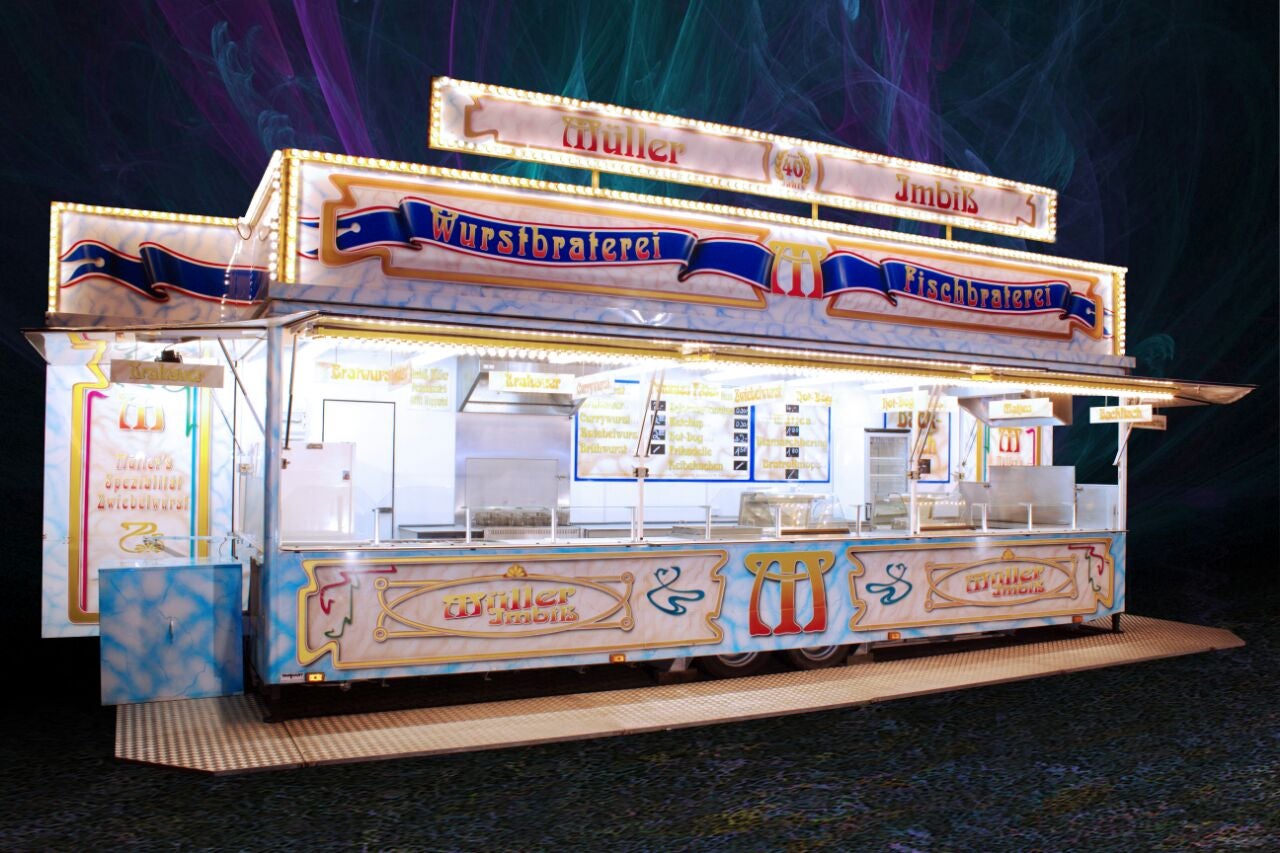 Imbisswagen, Food-Truck, Bratwurst, Currywurst, Backfisch, Kirmes, Catering