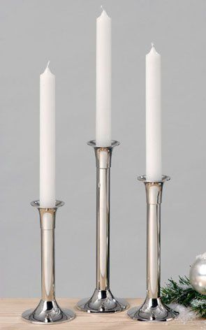 Silberkerzenleuchter - 3er-Set mieten