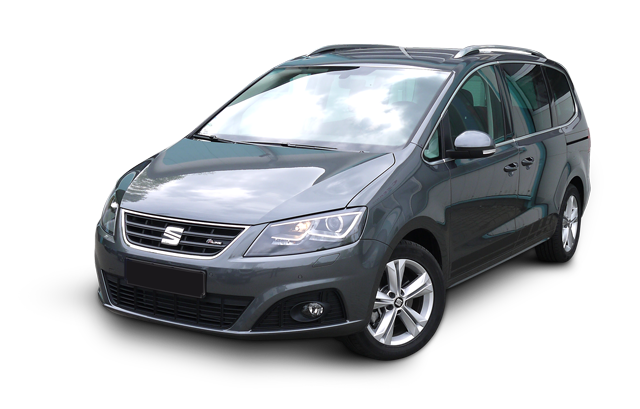 Seat Alhambra mit Handgas ab 199,00 €/Tag mieten