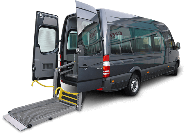 Rollstuhl-Busse mieten bei Leihtaxi BTW & Ersatzwagen GmbH (Marke: Czernig Autovermietu