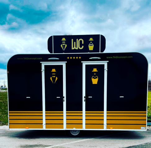 Toilettenanhänger - Toilettenwagen Retro – 2