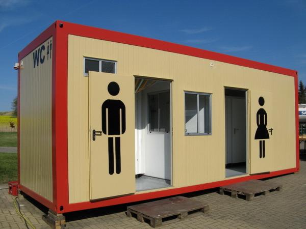 WC Container mit Service-Kabine – 2