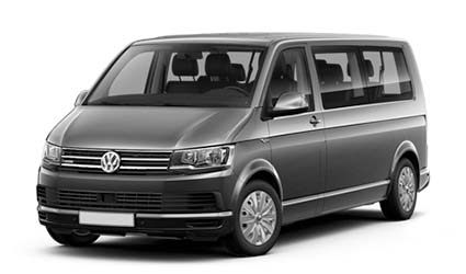 VW Caravelle 9-seater mieten bei Elite Rent-a-Car (HQ: Rue des Pâquis 51, 1201 Genf, Schweiz)