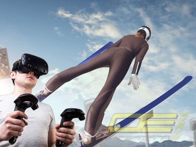 Skisprung VR Simulator mieten bei Oppermann Events