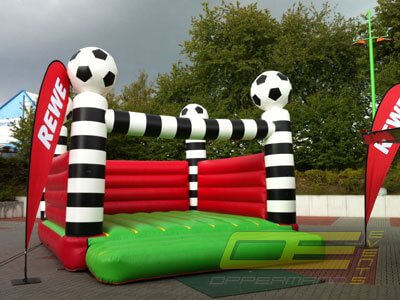 Hüpfburg Fussball Arena mieten bei Oppermann Events