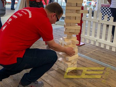 Riesen Jenga mieten bei Oppermann Events