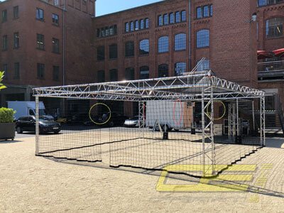 Drohnen Käfig XXL mieten bei Oppermann Events
