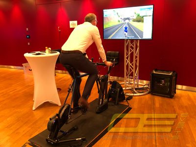 Fahrrad Simulator mieten bei Oppermann Events