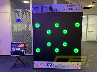 IPS Reaktionswand mieten bei Oppermann Events