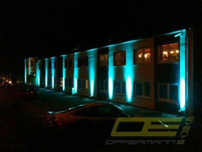 Architekturscheinwerfer mieten bei Oppermann Events