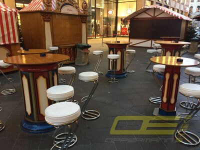 Bistrotische mieten bei Oppermann Events
