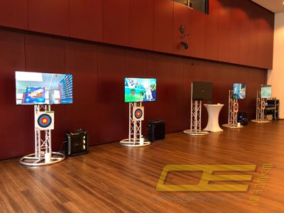 Monitor mit Ständer mieten bei Oppermann Events