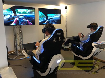 Virtual Reality Full Motion 360 Grad Simulator mieten bei Oppermann Events