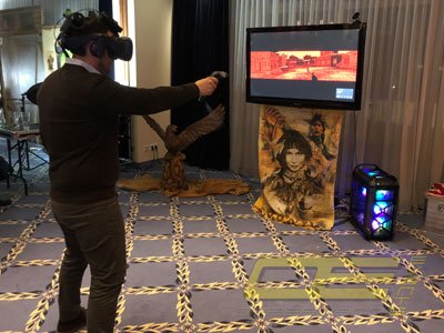 VR Virtual Reality Wild West Shooting mieten bei Oppermann Events
