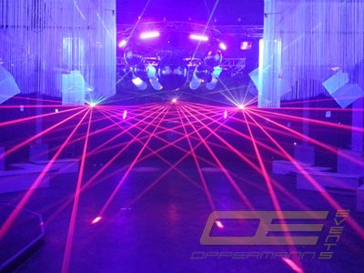 Laseranlagen mieten bei Oppermann Events