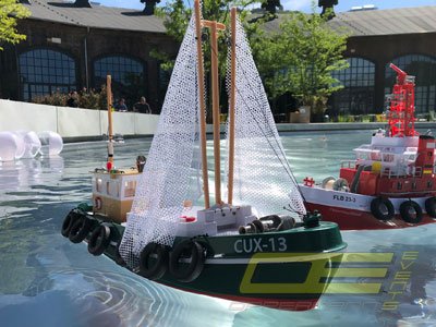 Ferngesteuerte Boote und Schiffe mieten bei Oppermann Events