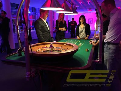 Roulette mit Croupier mieten bei Oppermann Events