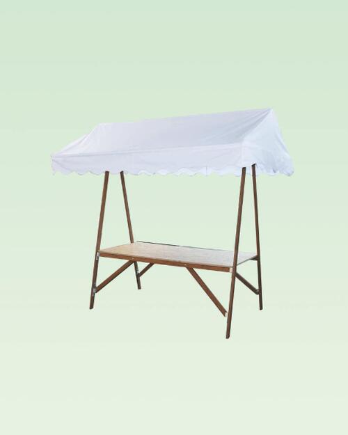 Marktstand 250x180 cm Außenmaß mieten bei Horn Verleihservice