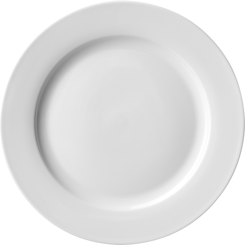 Teller flach 24 cm Blanco mieten bei Horn Verleihservice