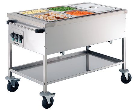 Bain Marie fahrbar 4x1/1 GN 230V/2 KW mieten bei Horn Verleihservice
