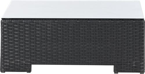 Cube Loungetisch schwarz mit Glasplatte 70x70cm mieten bei Horn Verleihservice