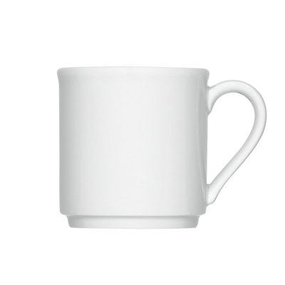 Kaffeetasse mit untertasse, stapelbar, vol 0, 19 l mieten