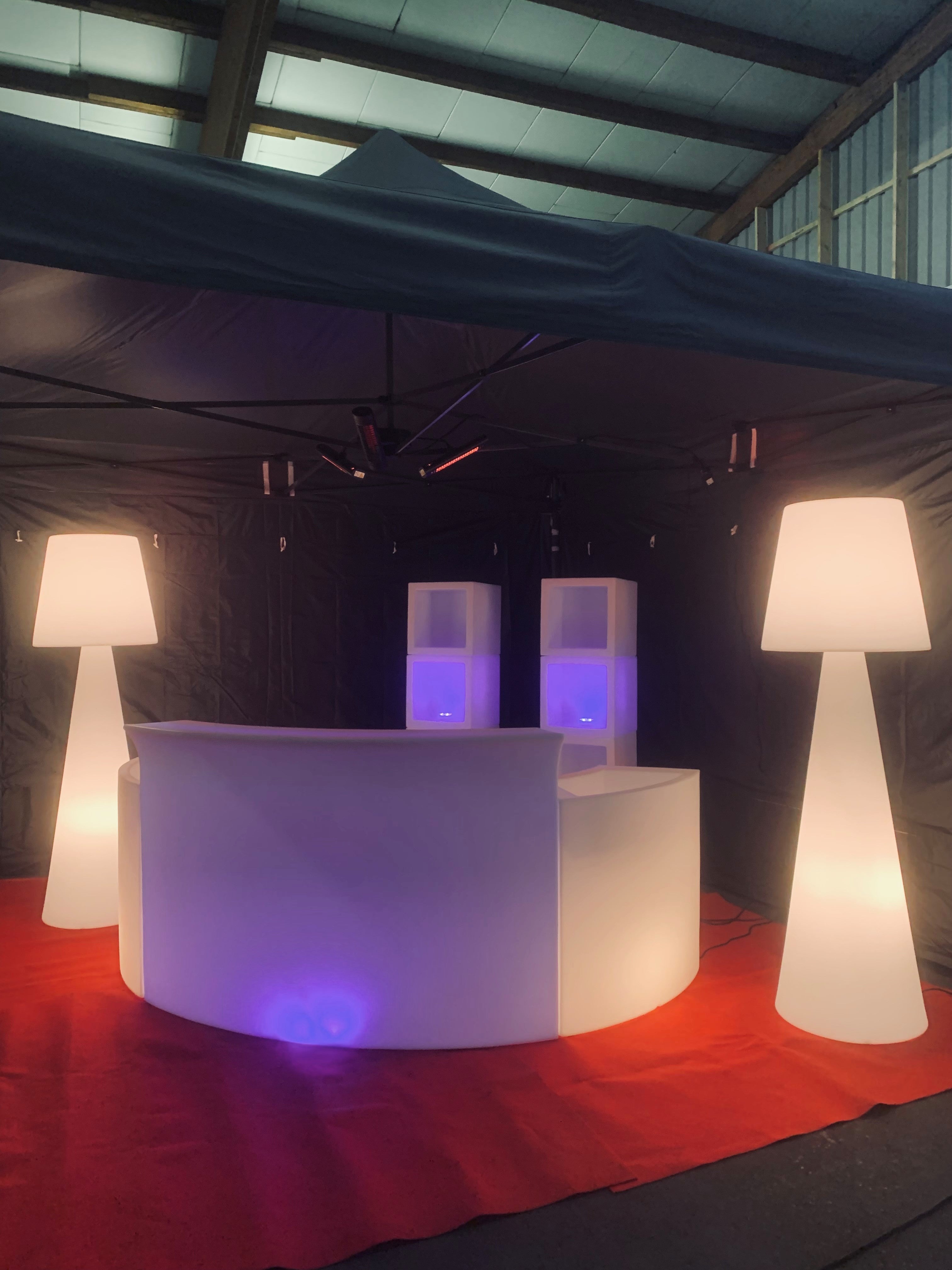 Theken, Palettentheke , Trockentheke, Spültheke JGA # Bar LED – 2