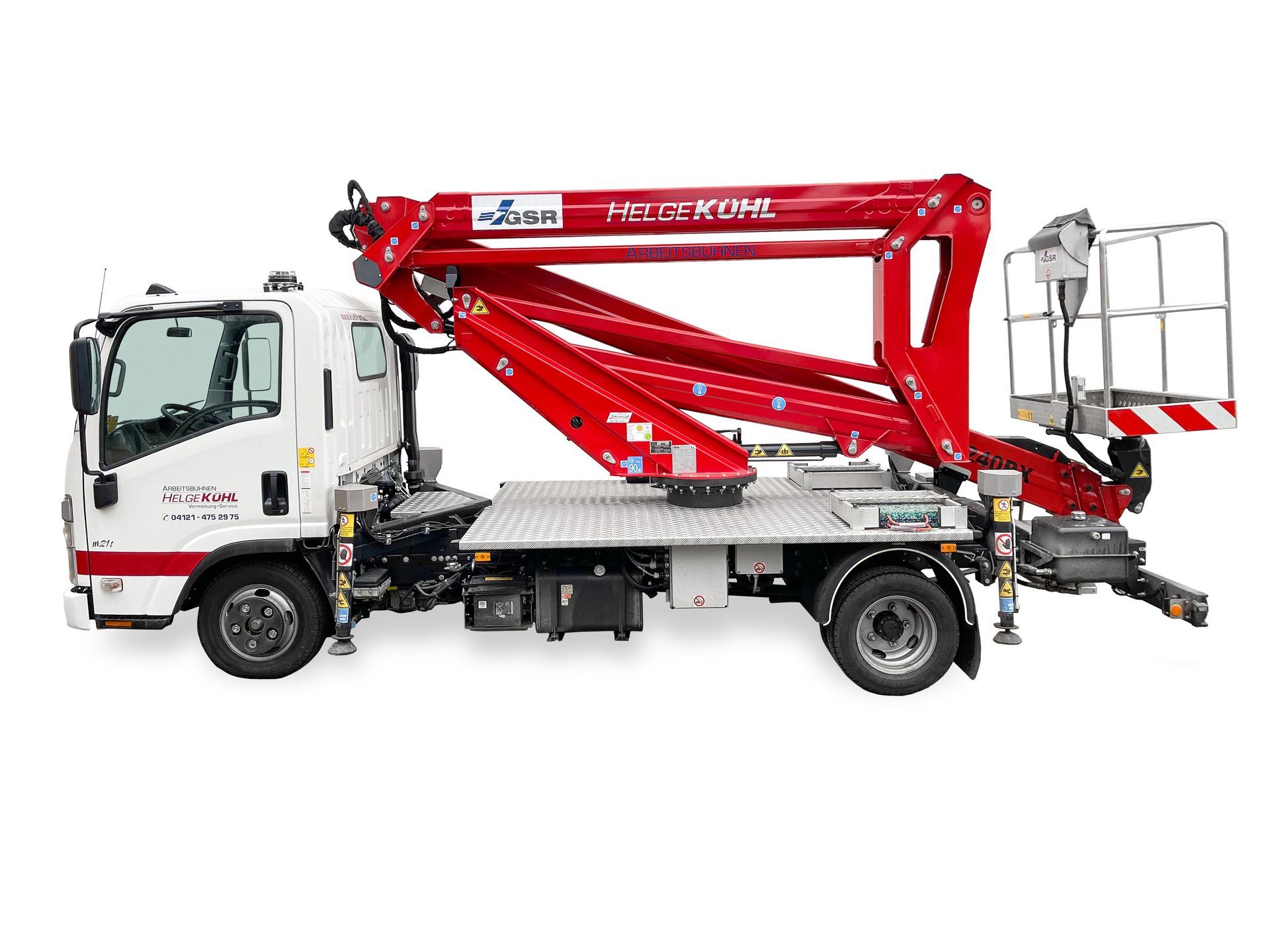 Isuzu GSR B240PX mieten bei HELGE KÜHL Arbeitsbühnen