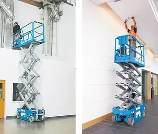 Genie GS1530 mieten bei HELGE KÜHL Arbeitsbühnen